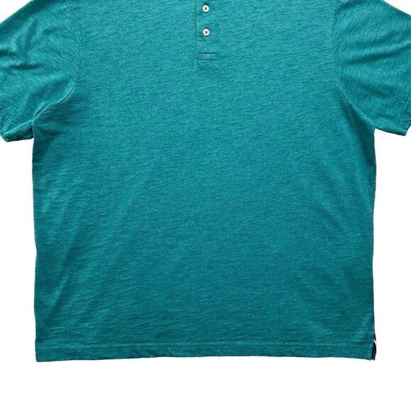 Daniel Cremieux Polo Men's XL Turquoise‎ Classics Casual Business Casual Shirt - Picture 4 of 10